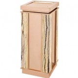 玫瑰金座地煙灰垃圾桶