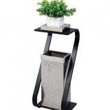 高檔酒店大堂創意不銹鋼果皮箱