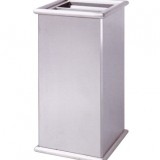 立式室內方形不銹鋼座地垃圾桶