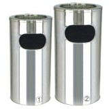 專用室內單口不銹鋼圓形垃圾桶