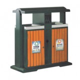 景區(qū)鋼木分類垃圾箱