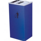 精品烤藍漆鐵皮垃圾桶