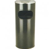 圓形座地鐵皮果皮箱