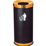 港式酒店座地鐵皮垃圾桶