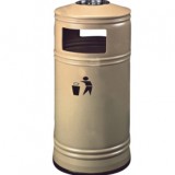 商場(chǎng)頂蓋帶煙灰缸鐵皮垃圾桶