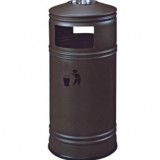 樓道頂蓋帶煙灰缸鐵皮垃圾桶