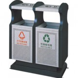 雙分類煙缸鋼制垃圾桶