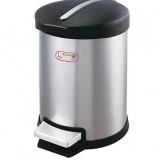 酒店客房腳踏式不銹鋼垃圾桶
