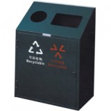 單桶雙投口垃圾箱