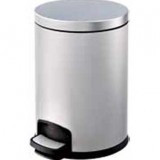12L圓形腳踏式不銹鋼垃圾桶
