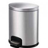 橢圓腳踏式不銹鋼垃圾桶