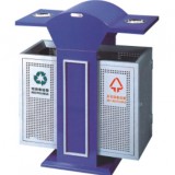 雙煙缸戶外分類鋼制垃圾桶