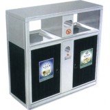 大堂分類環保鋼制垃圾桶