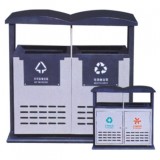 商業圈分類鋼制垃圾桶