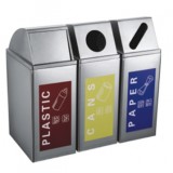 三分類不銹鋼環保垃圾桶