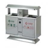 戶外景區(qū)常用不銹鋼分類環(huán)保垃圾桶