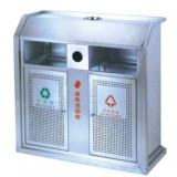 常用城市環(huán)保不銹鋼分類垃圾箱