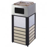 室內(nèi)方形水晶垃圾桶