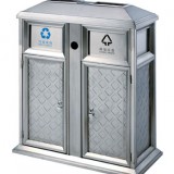 不銹鋼戶外園林分類垃圾桶