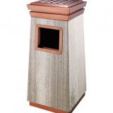 豪華酒店鈦金垃圾桶