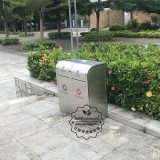 戶外不銹鋼垃圾桶具體參數