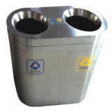 萬達商場不銹鋼垃圾桶