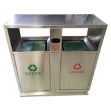 高檔物業(yè)街道分類不銹鋼垃圾桶