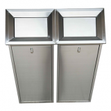 屋形組合分類(lèi)不銹鋼垃圾桶