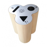 新款三分類不銹鋼室內(nèi)垃圾桶