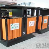 戶外公園鋼木垃圾桶哪里有賣