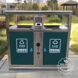 不銹鋼垃圾箱裝滿了還會給環衛工人“發短信”