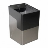 室內(nèi)立式直投口方形不銹鋼果皮箱