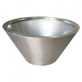 大型橢圓形不銹鋼花缽