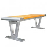 戶外公園景區(qū)V形不銹鋼休閑椅