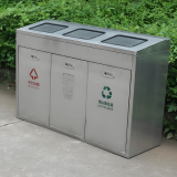 量身定制，智造潔凈室內商用三分類不銹鋼垃圾箱解決方案