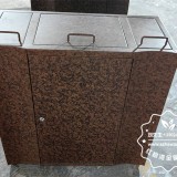 商用轉(zhuǎn)大理石紋三分類不銹鋼垃圾箱