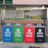 腳踏式不銹鋼分類垃圾箱定制打造環(huán)保社區(qū)的智能解決方案