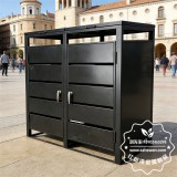 為花園披上得體的外衣定制一個240升金屬分類垃圾桶罩