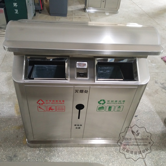 廣東不銹鋼垃圾桶圖片010