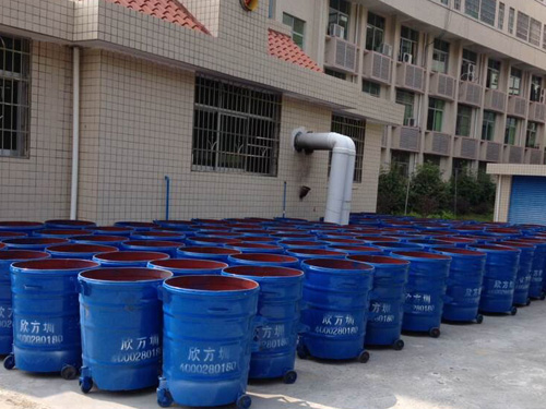 韶關曲江環衛鋼制垃圾桶專業生產商