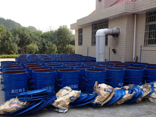 韶關曲江環衛鋼制垃圾桶專業生產商