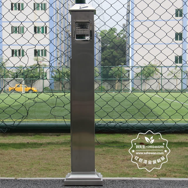 戶外方形不銹鋼煙灰柱003