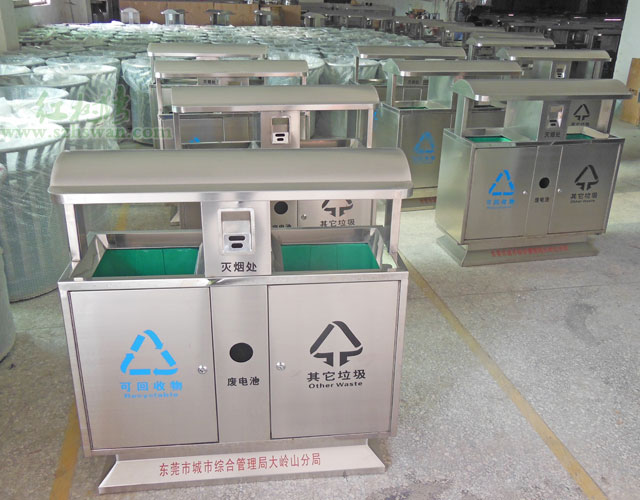 干濕兩類垃圾桶將進入上海家庭