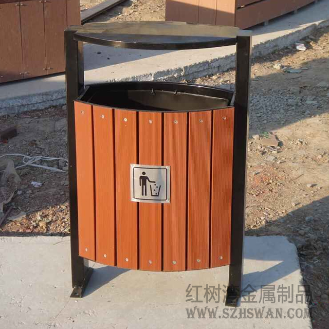 三河景區古鎮垃圾桶圖片