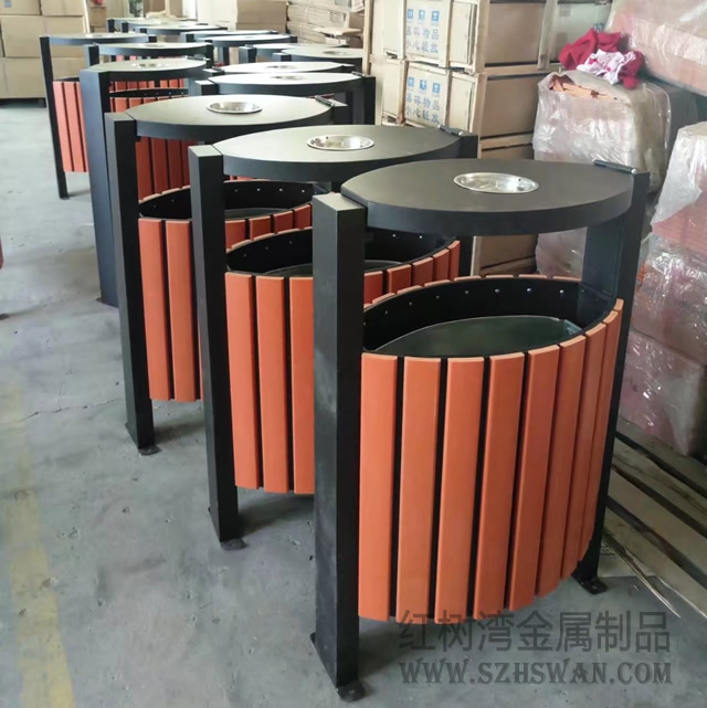 三河景區古鎮垃圾桶圖片