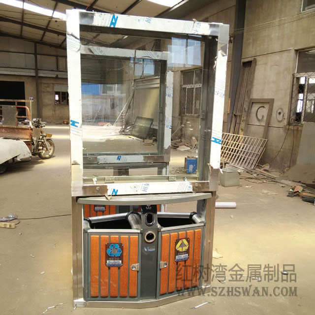 廣告不銹鋼垃圾桶