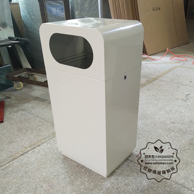 方形不銹鋼果皮箱圖片014