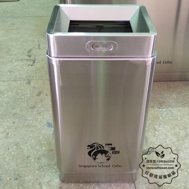 不銹鋼果皮箱圖片