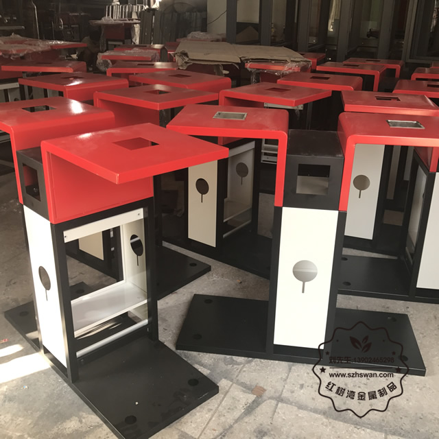 不銹鋼垃圾桶002