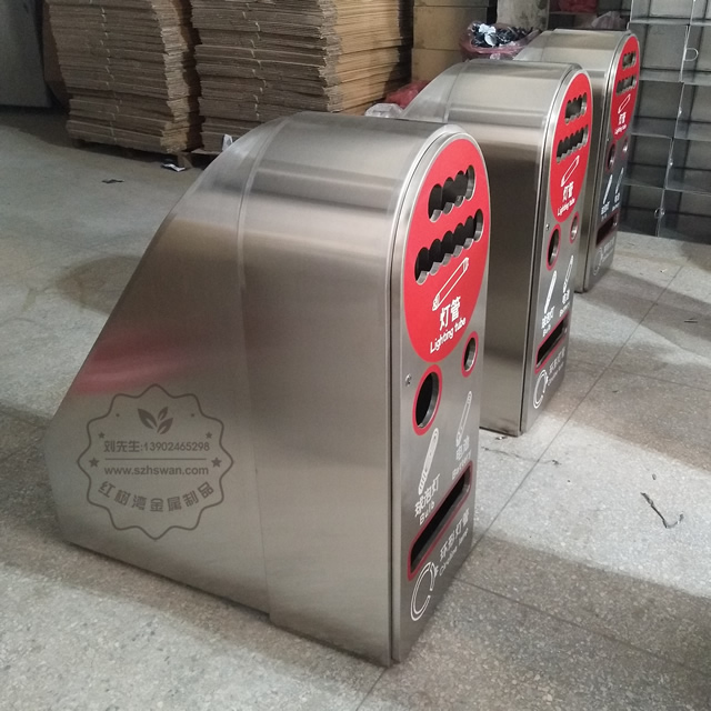 廣東不銹鋼垃圾桶圖片004